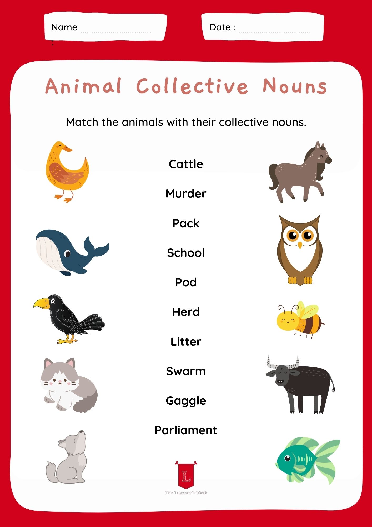 Common Collective Nouns: Examples, Worksheets, And A Quiz